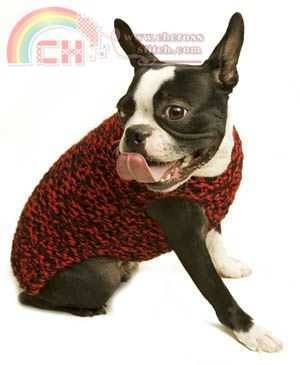 Tweed Dog Sweater