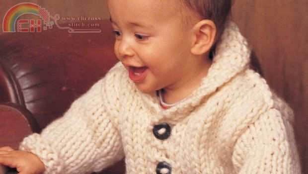Rowan Big Wool Baby Cardigan