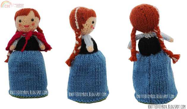 Jelly Bums Anna Frozen Flip Doll Pattern by Raynor Gellatly