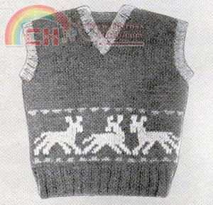 Pony Vest Mother Goose Sweaters Volume 50 Knitting Pattern