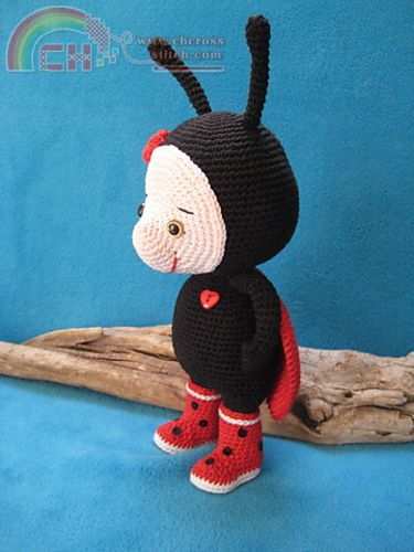 Ladybug Lynn Amigurumi Toy Ladybird by Millionbells.JPG