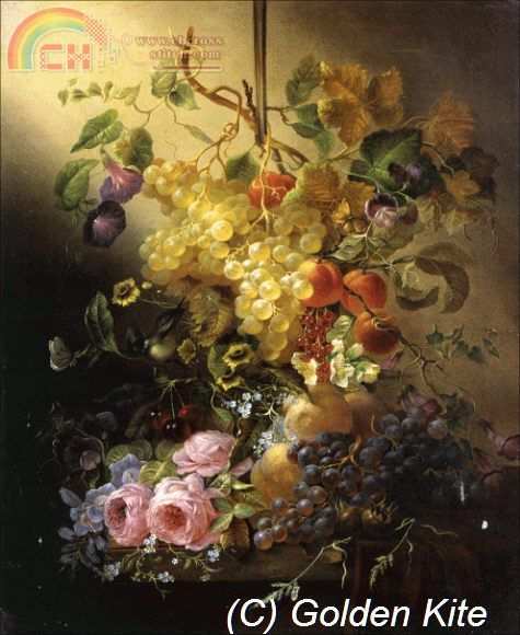 2821 Flowers, Fruit and a Bird.jpg