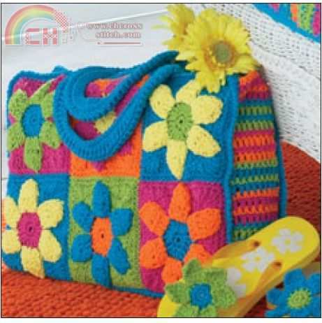 FLOWER POWER BEACH BAG