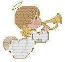 DMC 12855-2 Precious Moments Miniature Collection - 46 Joy to the World.JPG