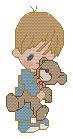 DMC 12855-2 Precious Moments Miniature Collection - 49 Jesus Love Me.JPG