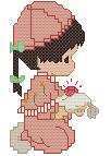 DMC 12855-2 Precious Moments Miniature Collection - 125 Boy With Ruby.JPG