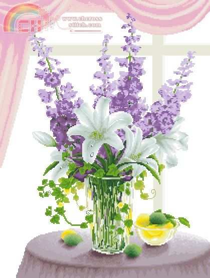 Monalisa cross stitch HH284B02 Violet dream - repaint.jpg