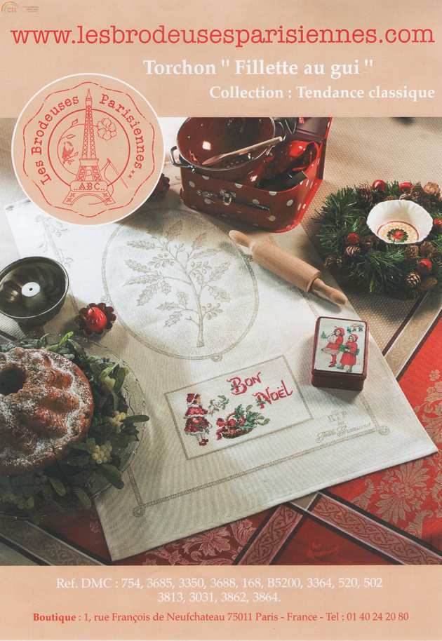 Les Brodeuses Parisiennes_Fillette au gui(Bon Noël)_1.jpg