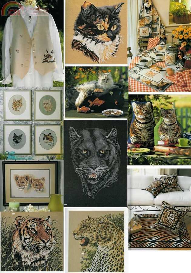 Cats of the world in cross stitch_0.jpg