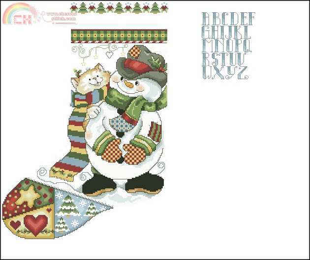 SC_22-4_2010_Patches Snowman&Kitten Stocking.jpg