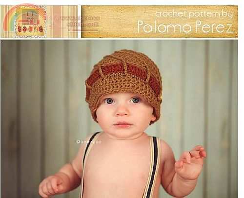 Crochet Spiral Newsboy by Paloma Perez.jpg