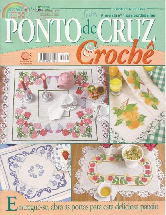 Ponto de Cruz & Crochè n° 45 - 2012 Portuguese 1.jpg