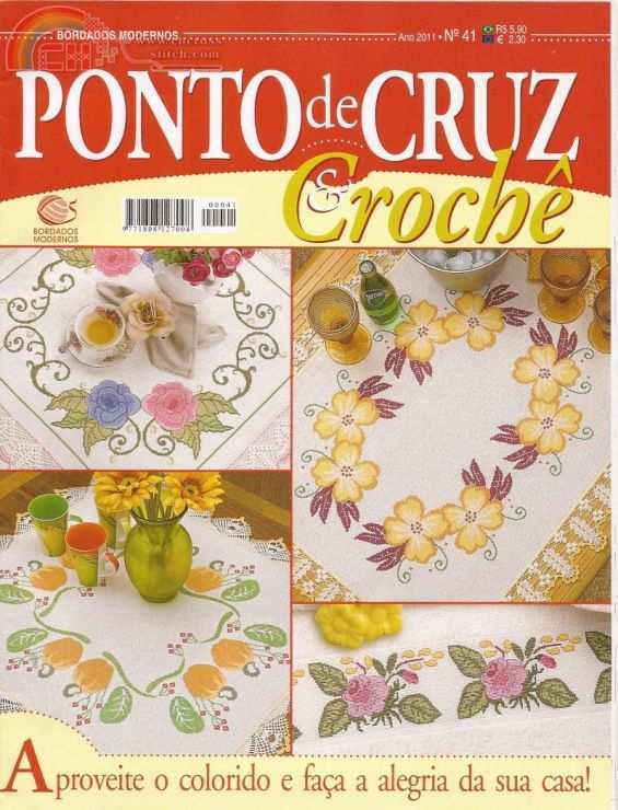 Ponto de Cruz & Crochè n°41 - 2011 Portugues 1.jpg