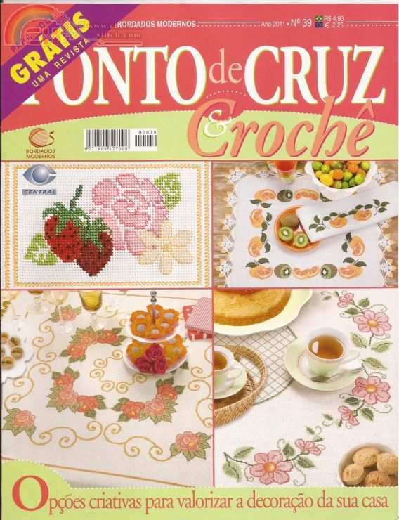 Ponto de Cruz & Croche n°39 - 2011 Portuguese 1.jpg