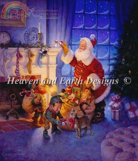 Santa and The Mouse.JPG