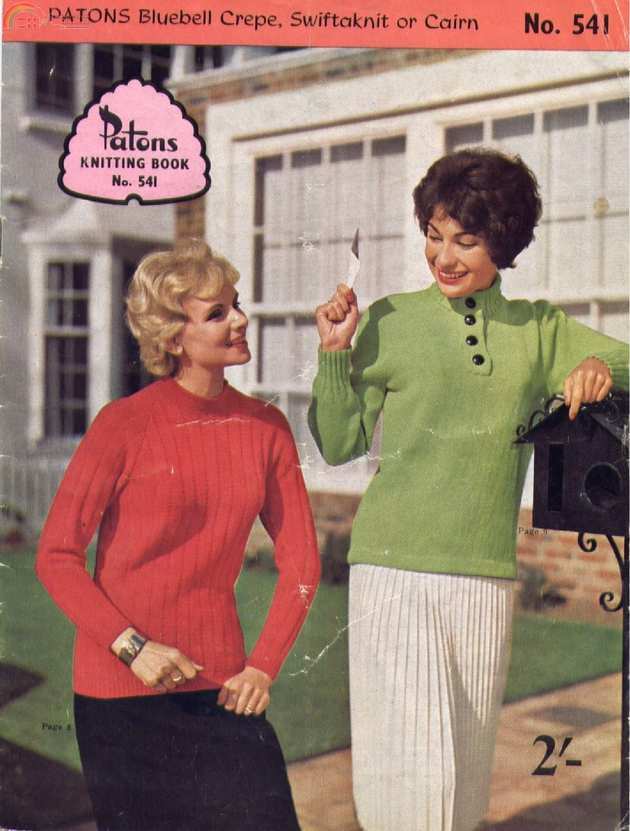 Patons - 541 - Vintage Women\'s Sweaters.jpg