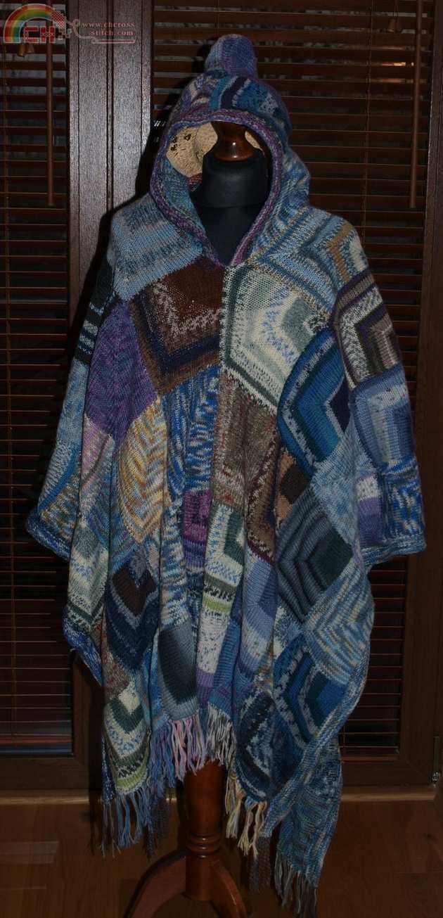 blanket or socks yarn  hooded poncho (2).JPG