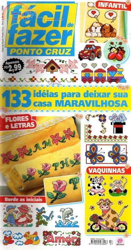 Facil de Fazer Ponto Cruz - Ano 8 N.57 - portughese 1.jpg