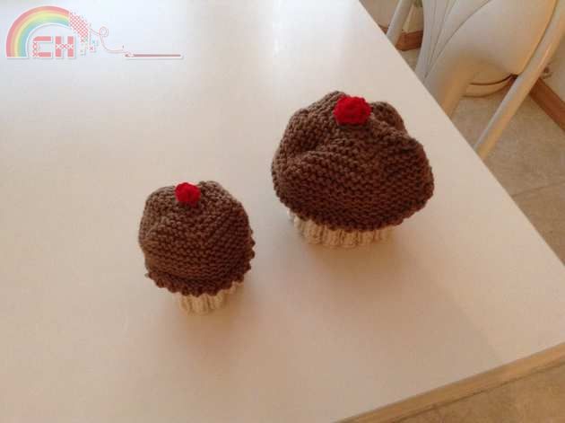 Choco Cupcake Hat for Child & American Girl Doll