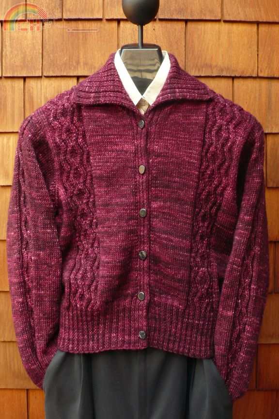 Mari sweaters - MS190 - Womens Zigzag Cable Cardigan.jpg
