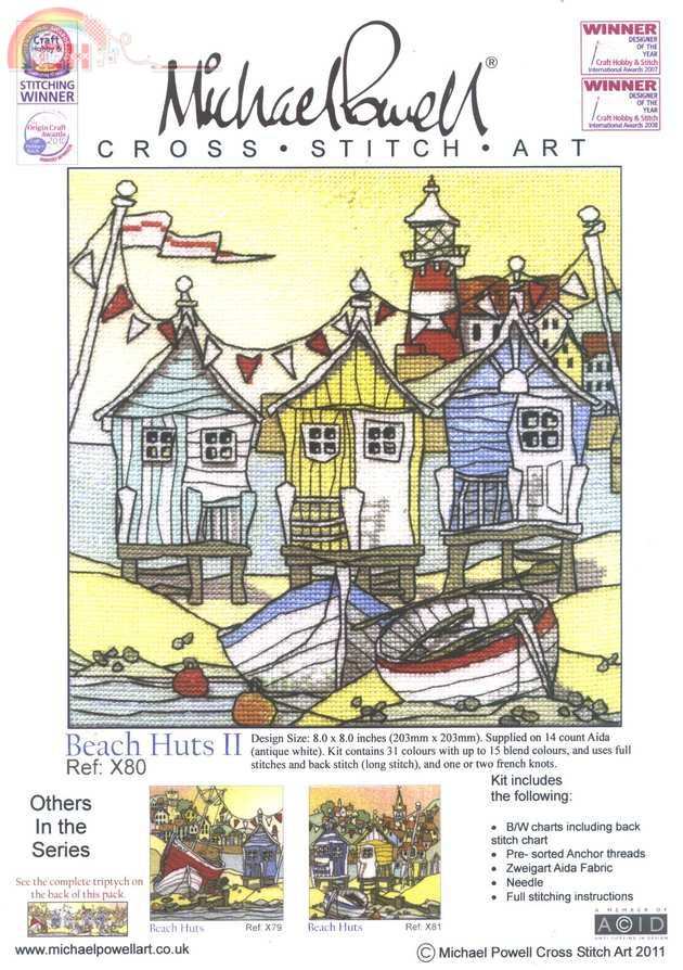 Michael Powell - Beach Huts II X80.jpg