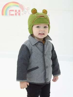 Frog hat by Lion Brand