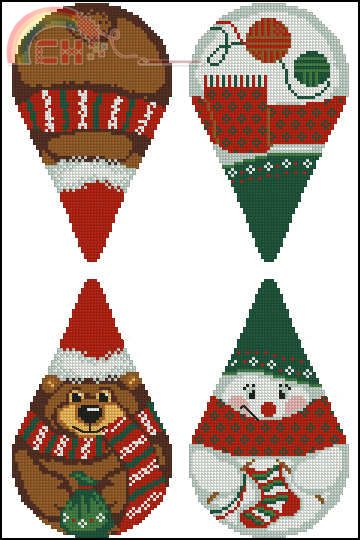 Riolis 927 - Snowman and Bear.jpg