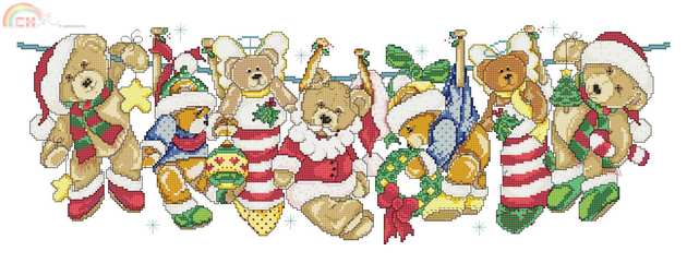 5454 - Christmas Teddies on the Line.jpg
