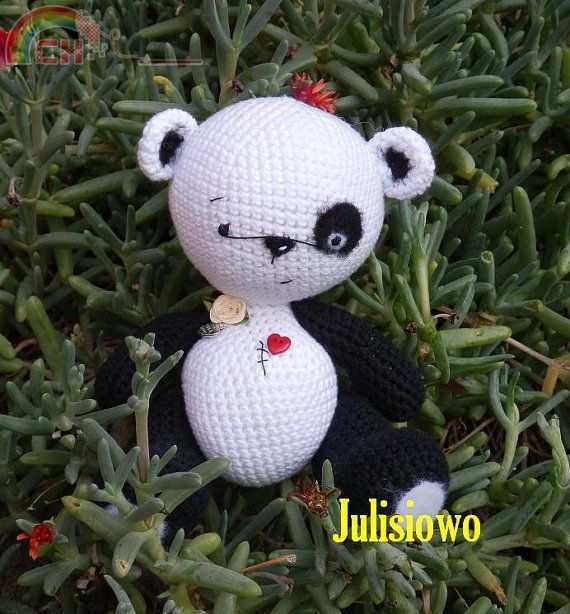 Julisiowo Crochet Teddy Bear Panda