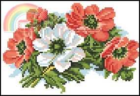 Zolotoe runo B-013 Buttonhole  wit anemones.jpg