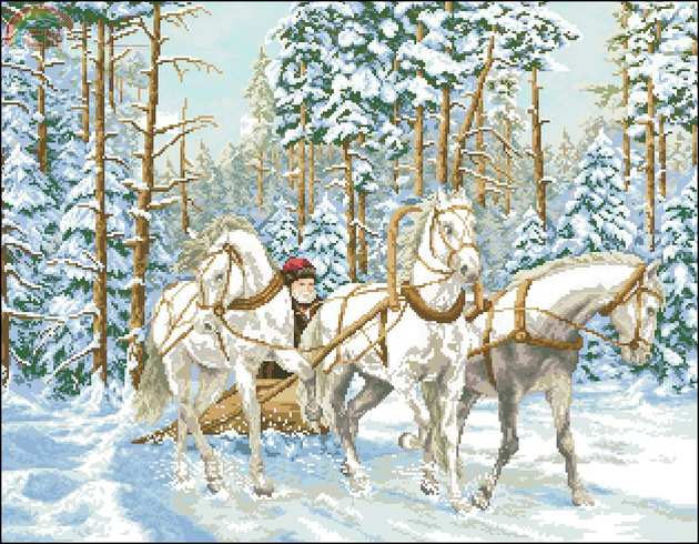 Zolotoe Runo CHM-011 Russian Troika.jpg