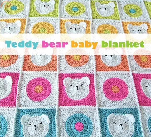Dragana Savkov Bajic - Dadas Place -Teddy Bear Baby Blanket and Tutorial 