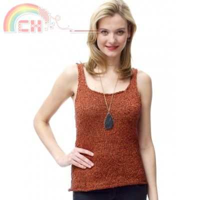 Patons Tank Top Knitting Pattern from Yarnspirations
