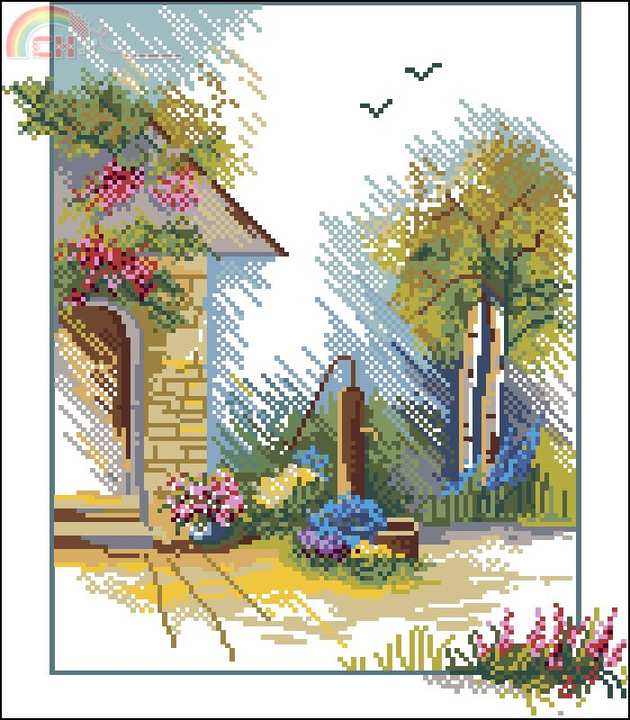 Zolotoe runo KL-002 Blooming Garden.jpg