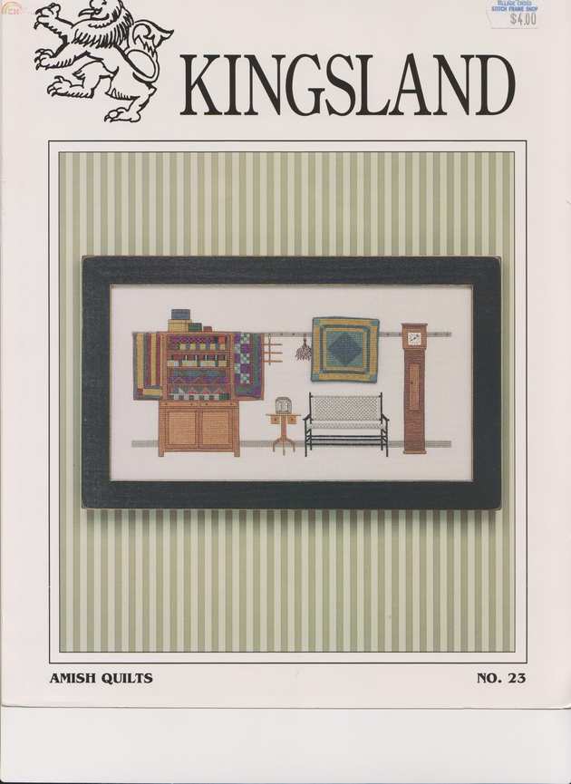 Amish quilt cupboard