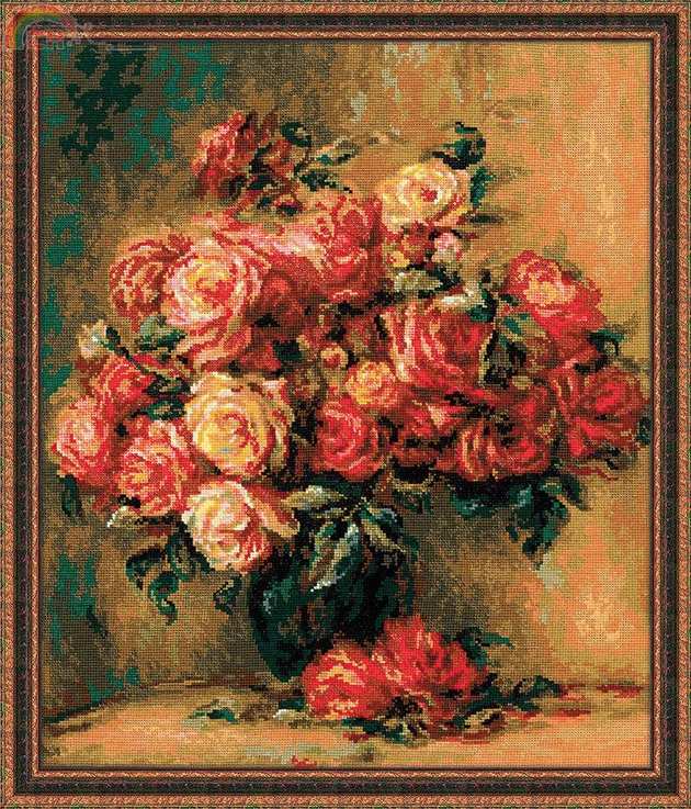 Riolis 1402 Bouquet of Roses (Renoir).jpg