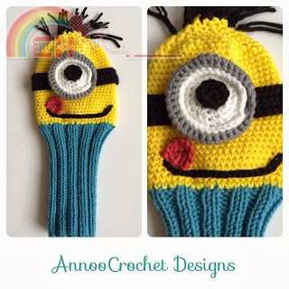 Minion Golf Club Cover Free Tutorial.JPG
