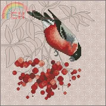 Ajisai Designs Eurasian Bullfinch and Rowan.jpg