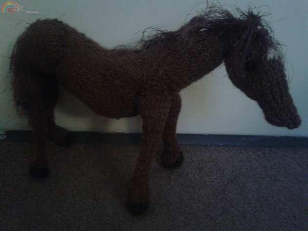 Brown Horse (unicorn) by Alan Dart