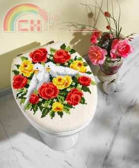 Vervaco 13.502 Doves Toilet Lid Cover.jpg