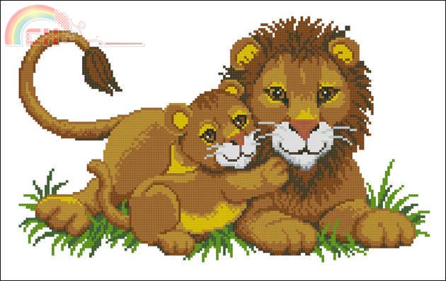 Vervaco 70.662 LION AND CUB.jpg