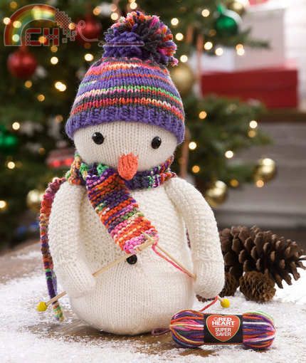 Knitting Snowman from RedHeart Yarns.jpg
