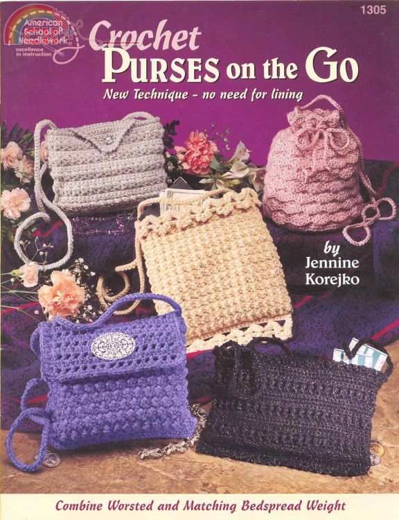 Crochet Purses on the Go Front Cover