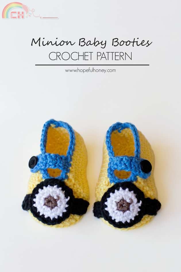 Minion Inspired Baby Booties Crochet Pattern 3.jpg