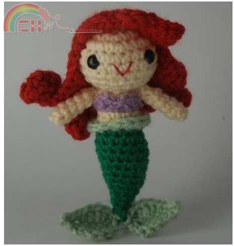 Little mermaid crochet pattern by JanaGeek Jessica Whitley.jpg
