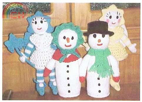 Christmas Fairy and Snowpeople