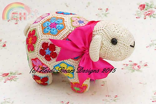 Shoop the AFrican Flower Sheep