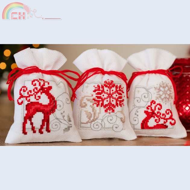 potpourri bags deer with snowflakes 150820.jpg