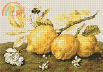 Three Lemons with a Bumble Bee.jpg