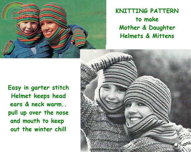 vintage striped Balaclava Ski Hood Helmet.jpg